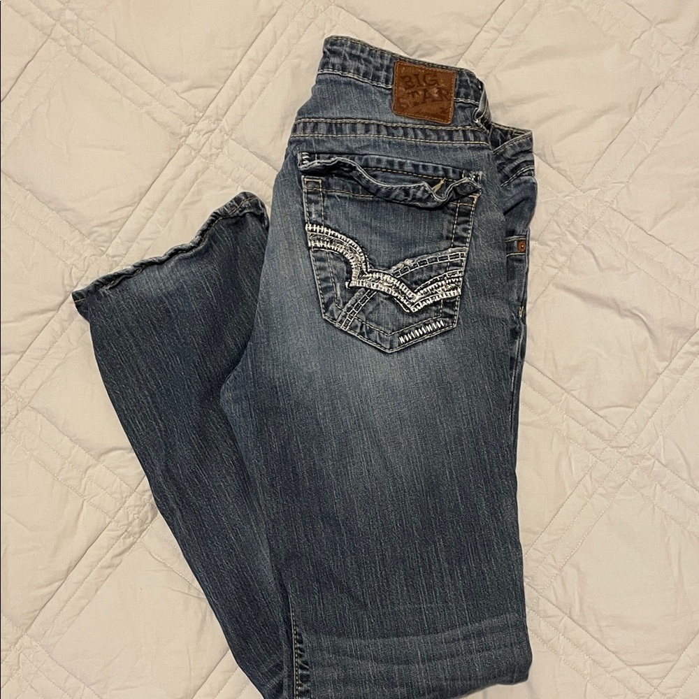 Big Star Women's Boot Cut Jeans in Classic Blue